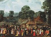 joris Hoefnagel A Fete at Bermondsey or A Marriage Feast at Bermondsey oil painting on canvas
